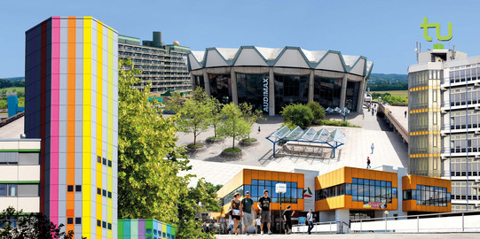 Collage der markantesten Gebäude der drei UA Ruhr-Universitäten